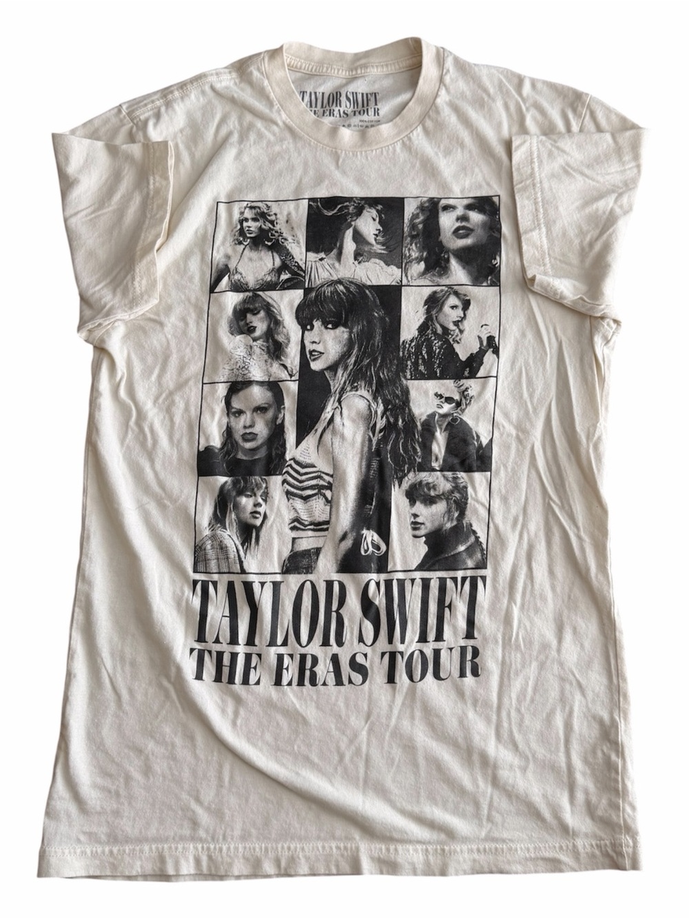 Taylor Swift Concert T-shirt Sz small SS USA Eras Tour Country Pop Cream